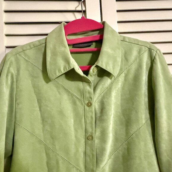 Relativity Suede-like Shirt / Jacket * Size Small * Lightweight * Excellent Cond - Picture 2 of 4